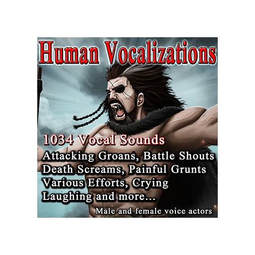 Human Vocalizations - Character Vocal sounds and effects