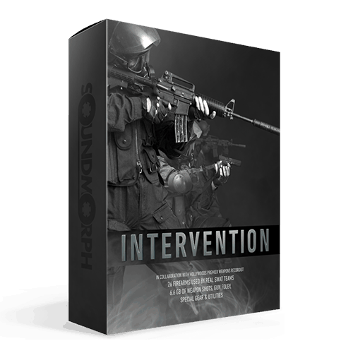 Intervention Military and Swat styled sound effects collections