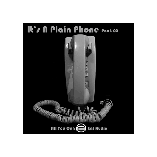 It's A Plain Phone Pack 2 Sound effect library