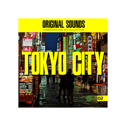 Tokyo City Sound effect ambience library