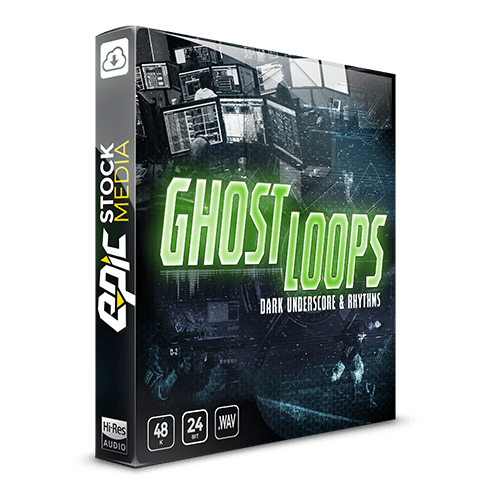 Ghost Loops – Dark Underscore & Rhythms - A Trailer and underscore music loop Sample Sounds Effects Library