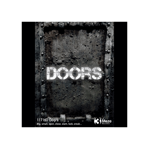 3 maze doors sound effects library cover