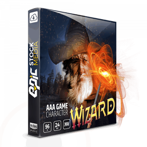 aaa game character wizard voice sound effects box