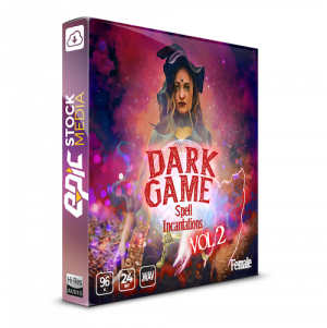 Dark Game Spell Incantation Voices - Female Vol 2 Sound pack - Box