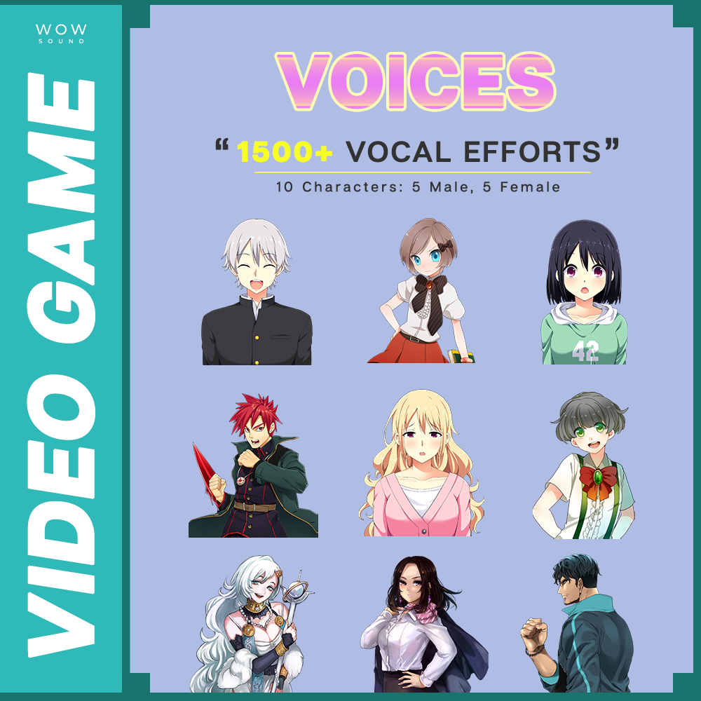 Video Game Voices Sound Effects Pack - Epic Stock Media